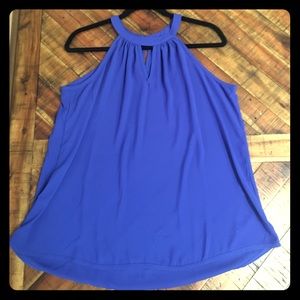 Garland Keyhole Halter Blouse